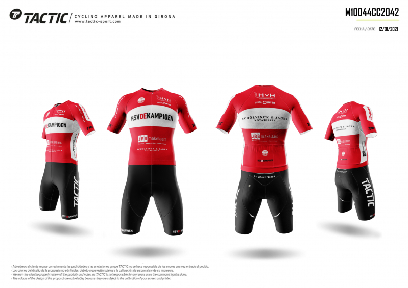 Nieuwe lay-out clubkleding 2021