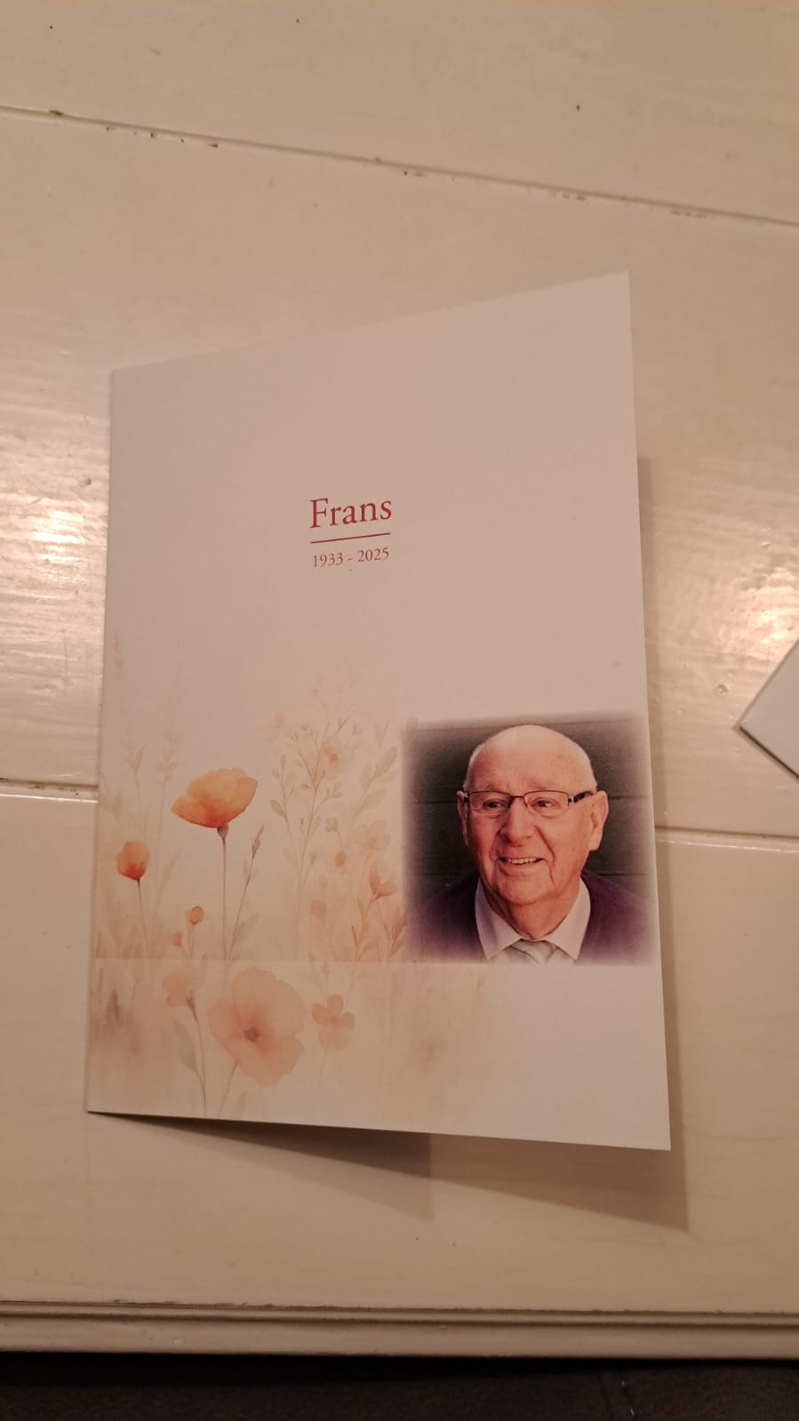 Frans Kock overleden