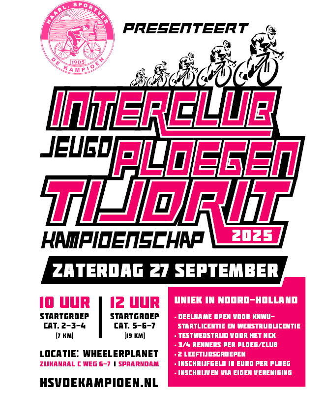 9e Interclub Ploegentijdritkampioenschap Jeugd 2025